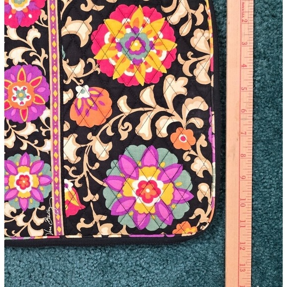 Vera Bradley Suzani Laptop Bag Case Top Zip Computer Tablet Organizer Floral - Picture 3 of 9